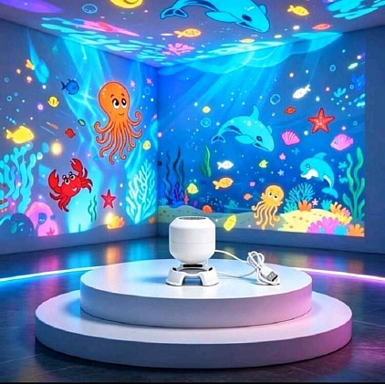Ocean animals projector